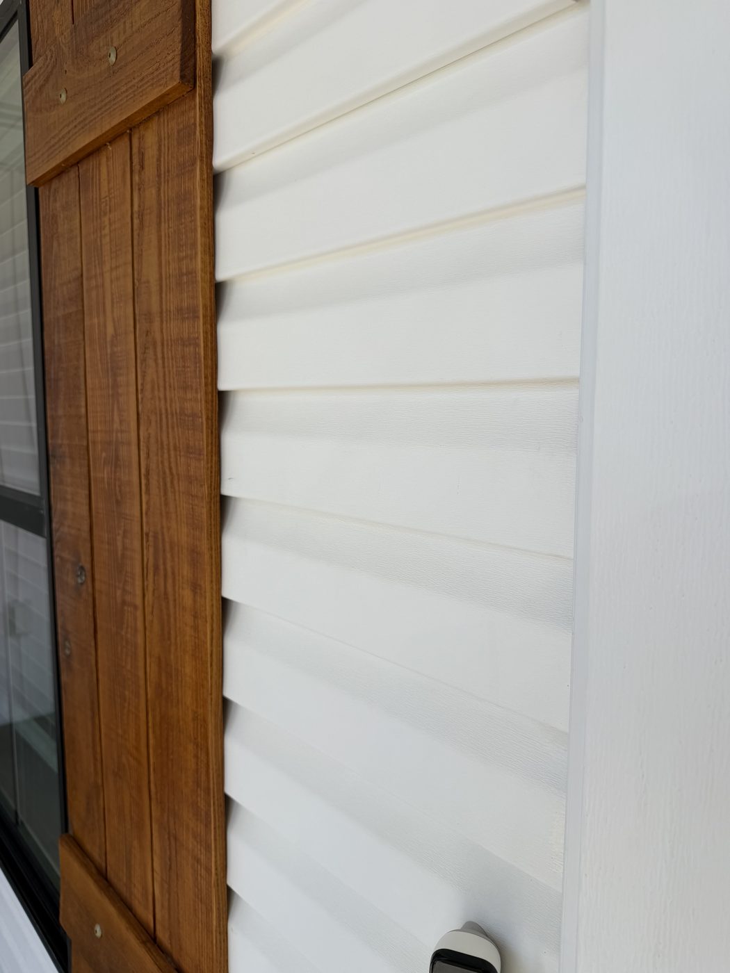 After - clean vinyl siding